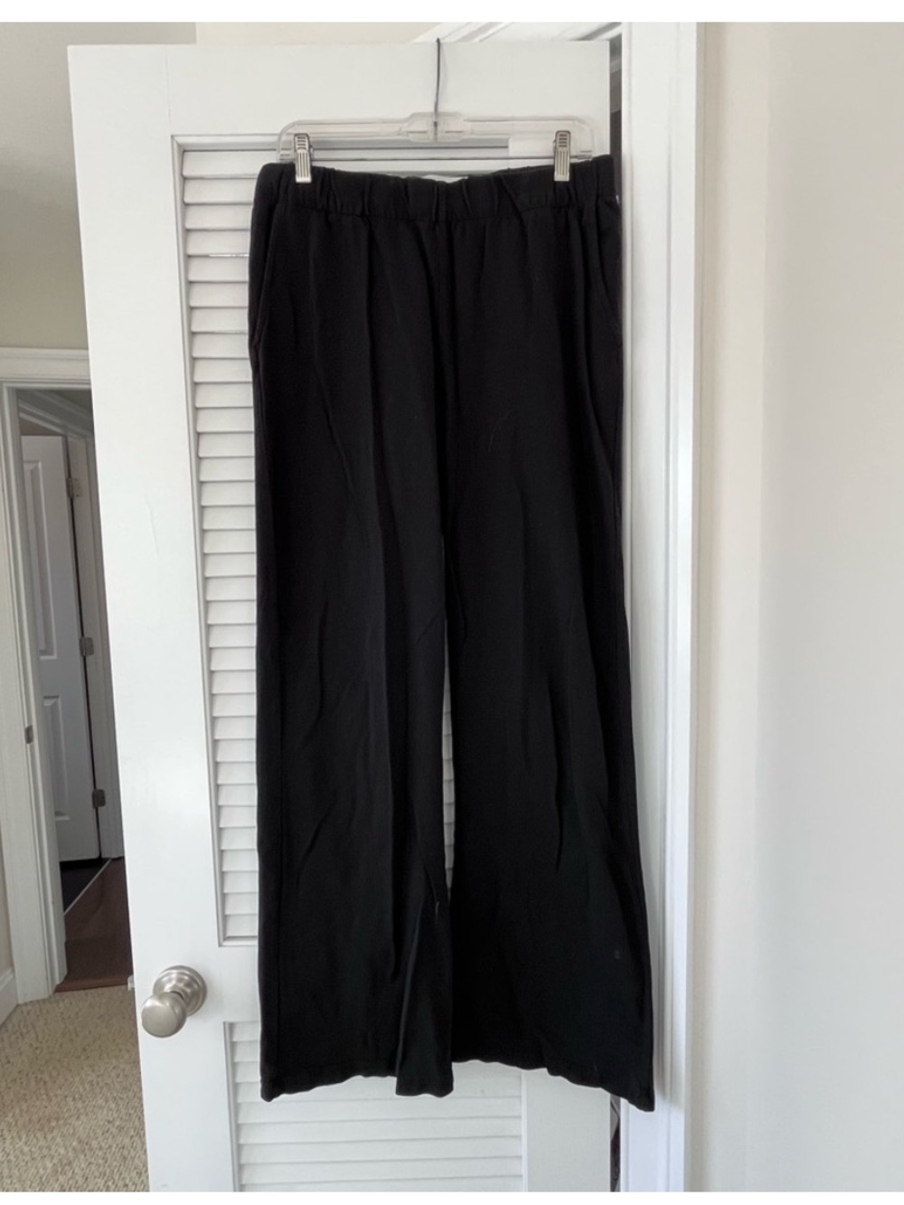 TALENTLESS Black Pull On Flare Bottom Stretch Pants